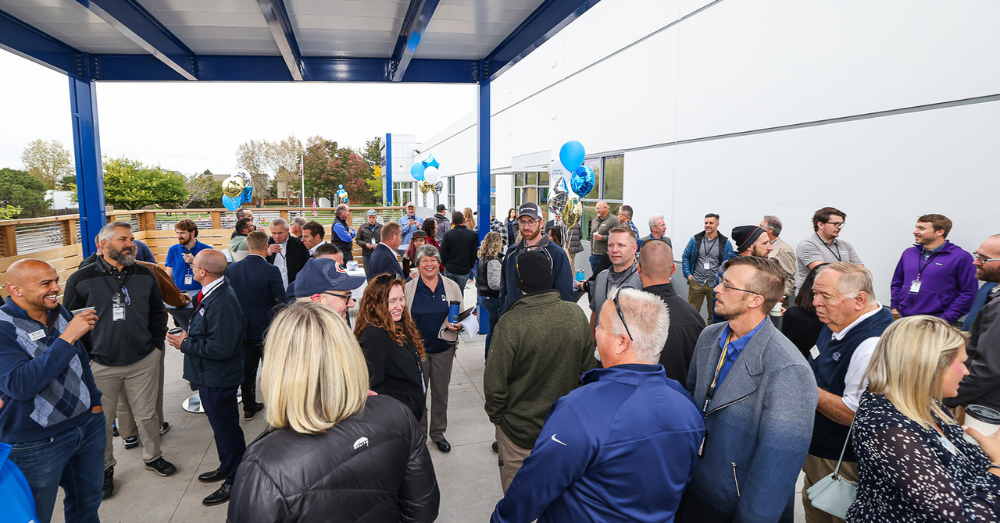 Guests attend manufacturing headquarters grand opening